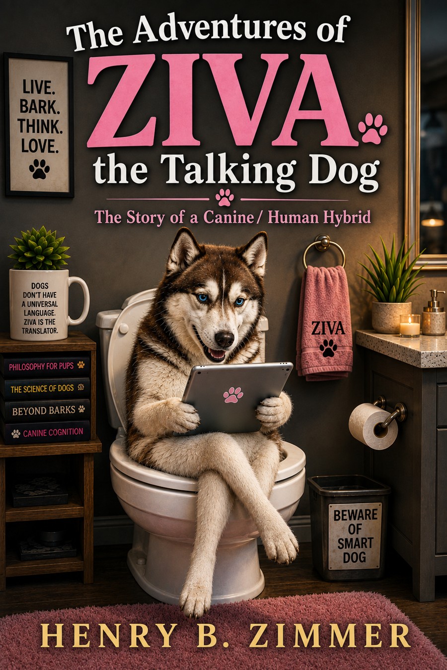The Adventures of Ziva, the Talking Dog book cover